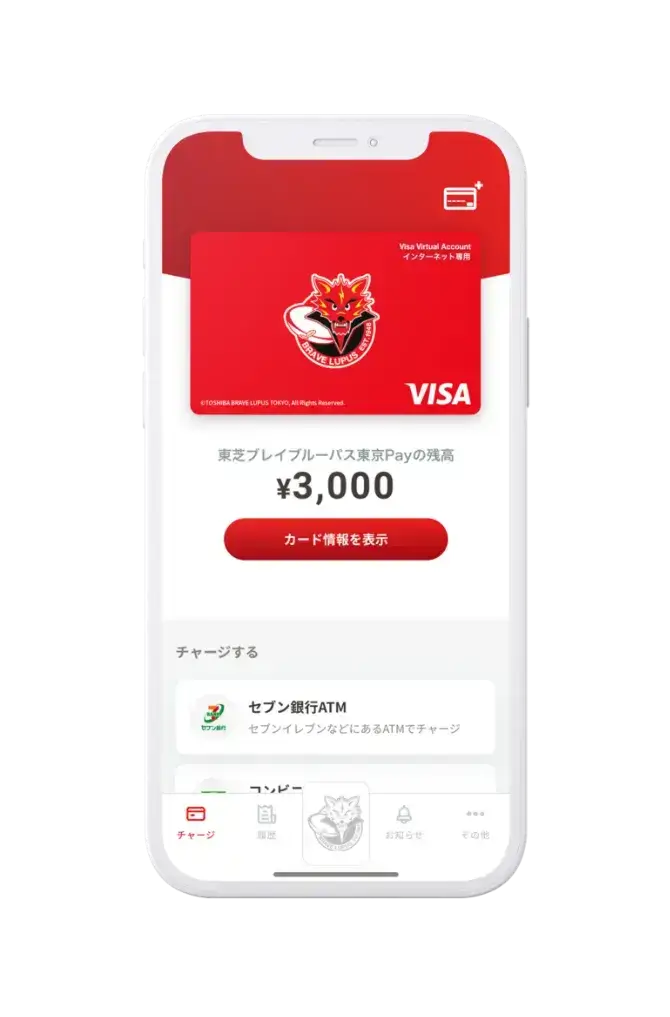 プリペイド式Visaカード